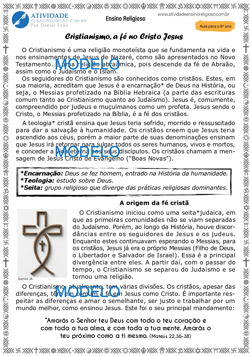 Cristianismo, a fé no Cristo Jesus