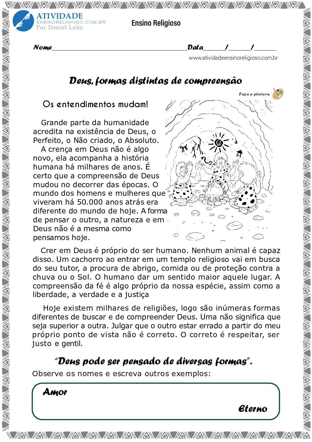 Deus, formas distintas de compreensão