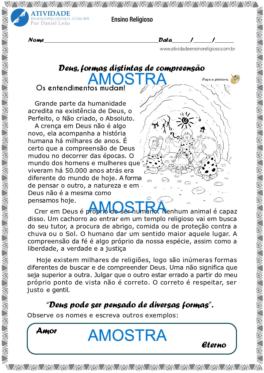 Deus, formas distintas de compreensão