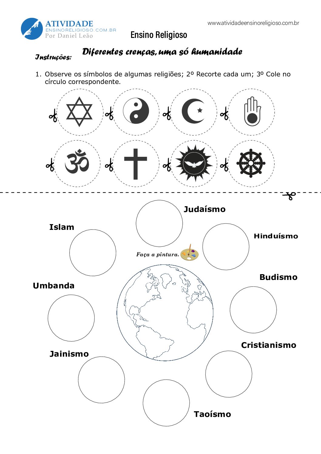 Diferentes crenças, uma só humanidade