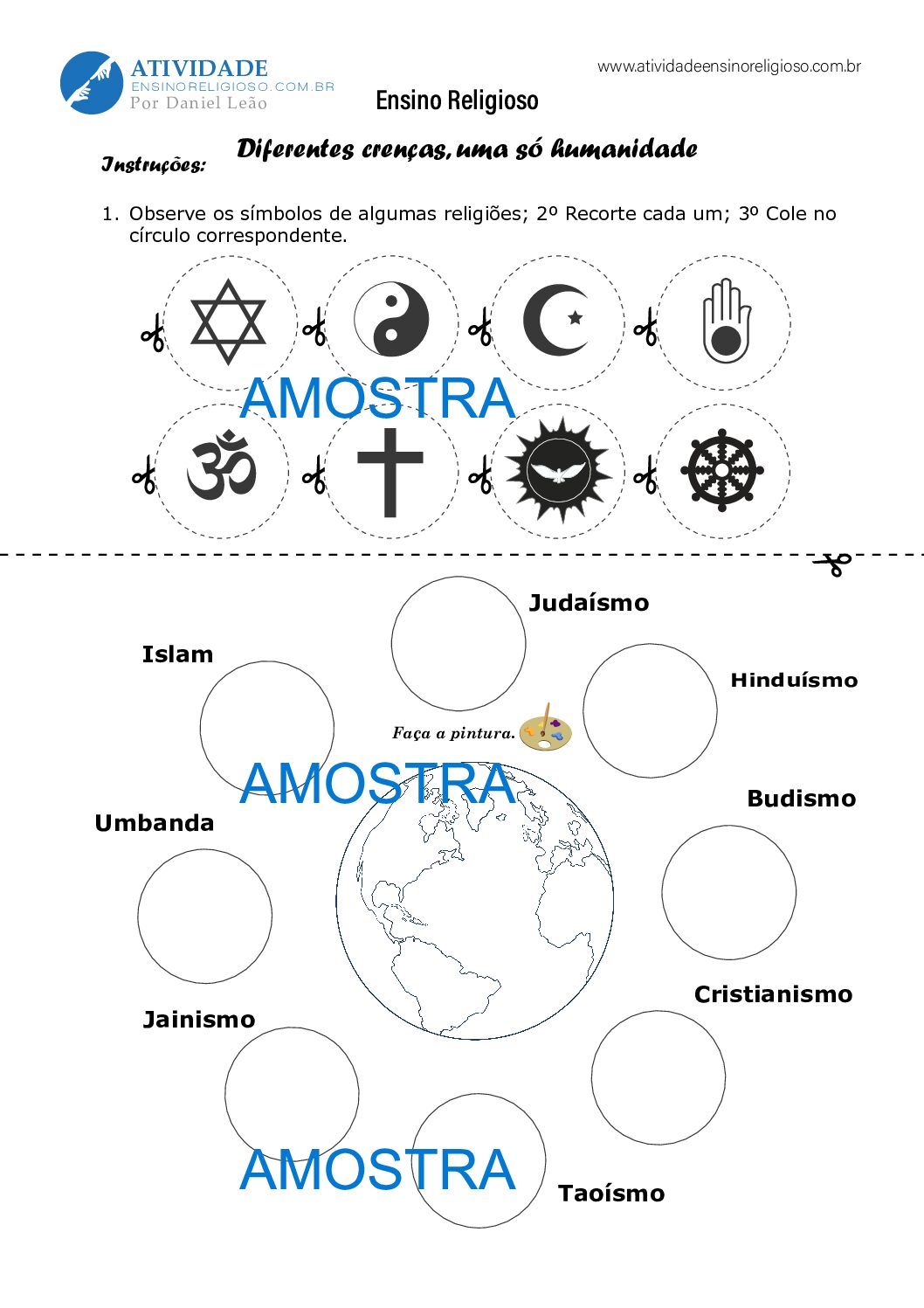 Diferentes crenças, uma só humanidade