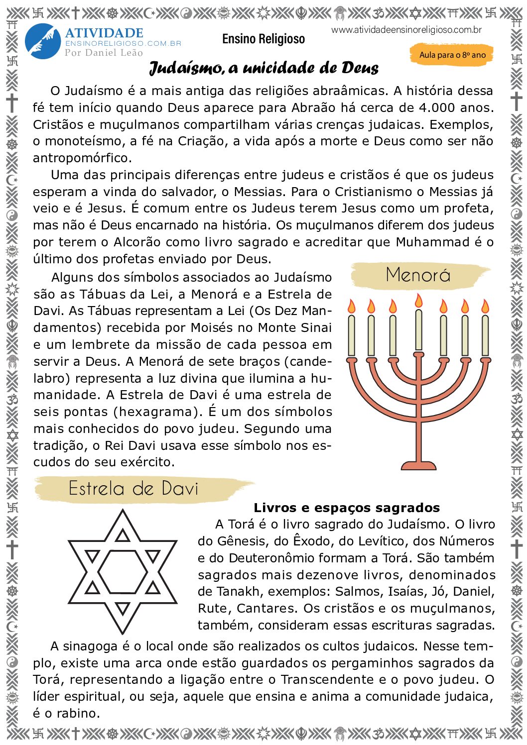 Judaísmo, a unicidade de Deus