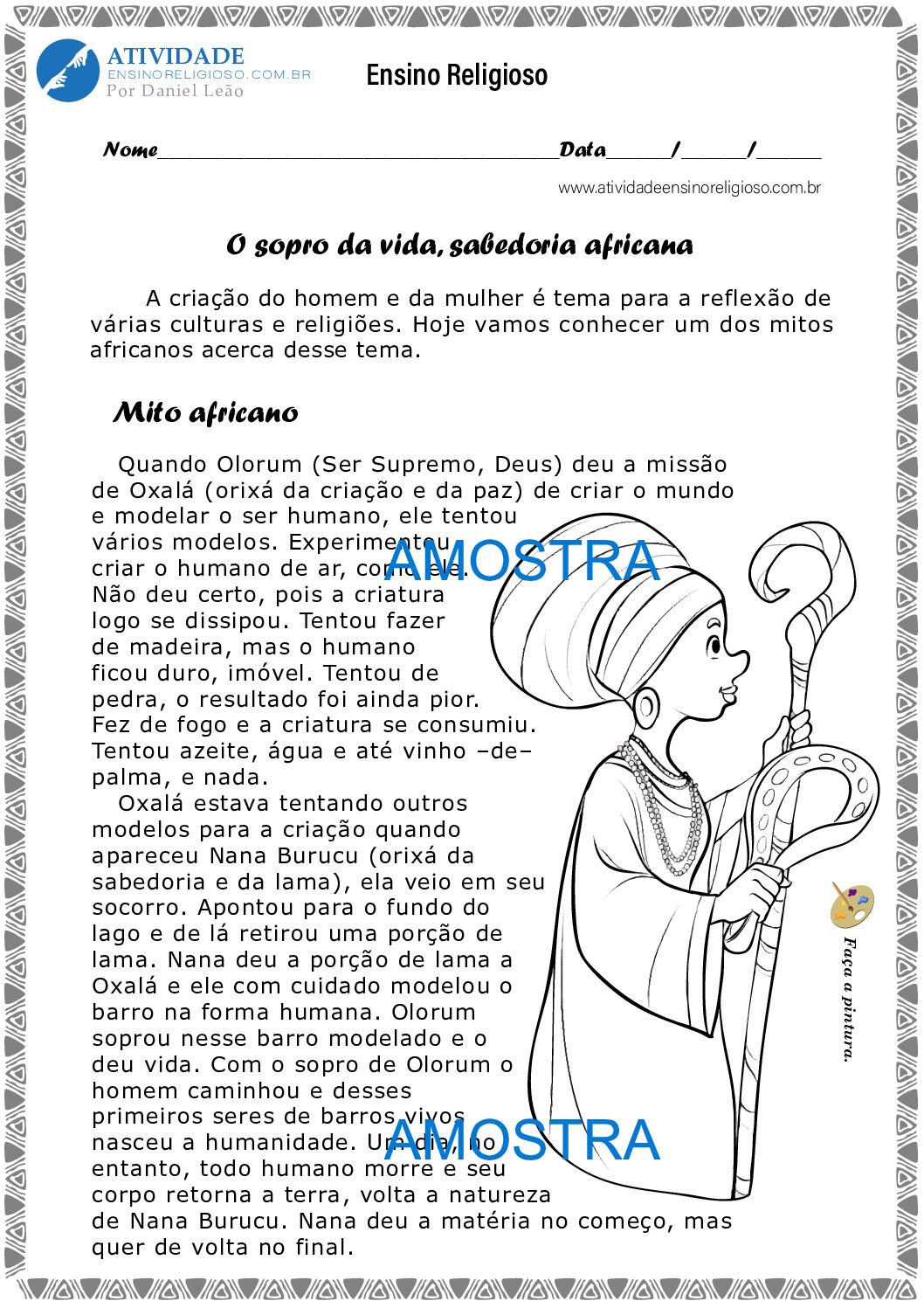 O sopro da vida, sabedoria africana