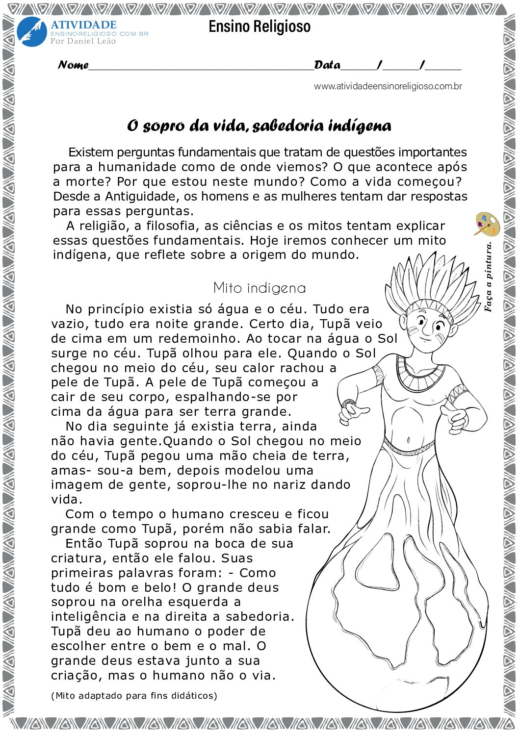 O sopro da vida, sabedoria indígena