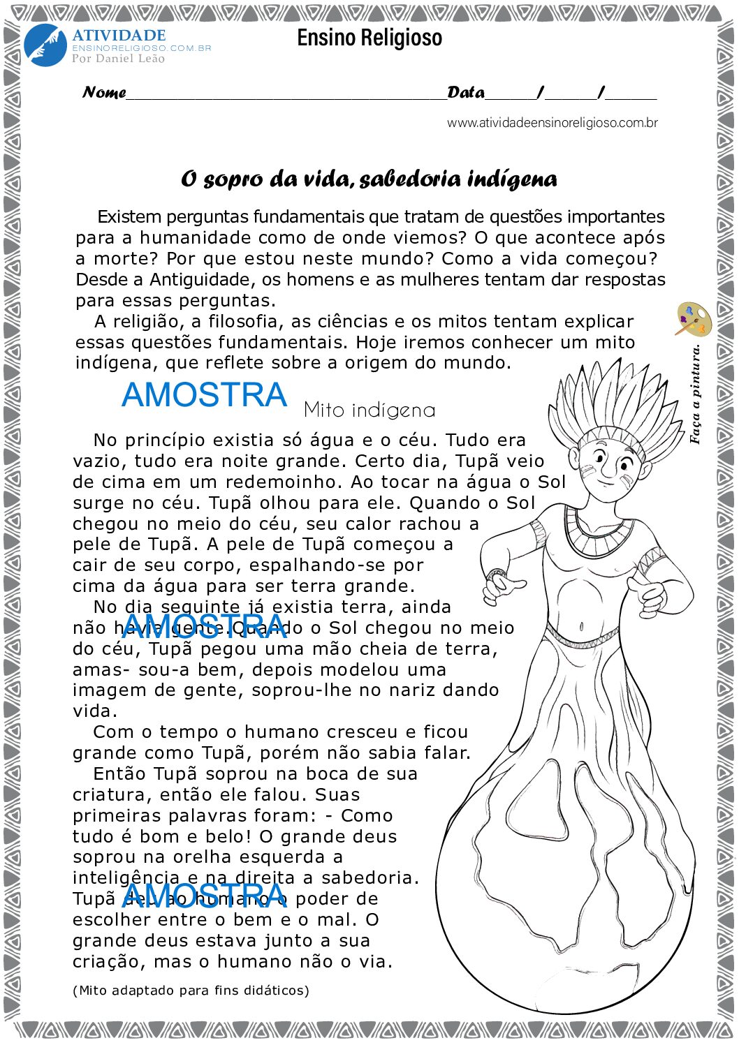 O sopro da vida, sabedoria indígena