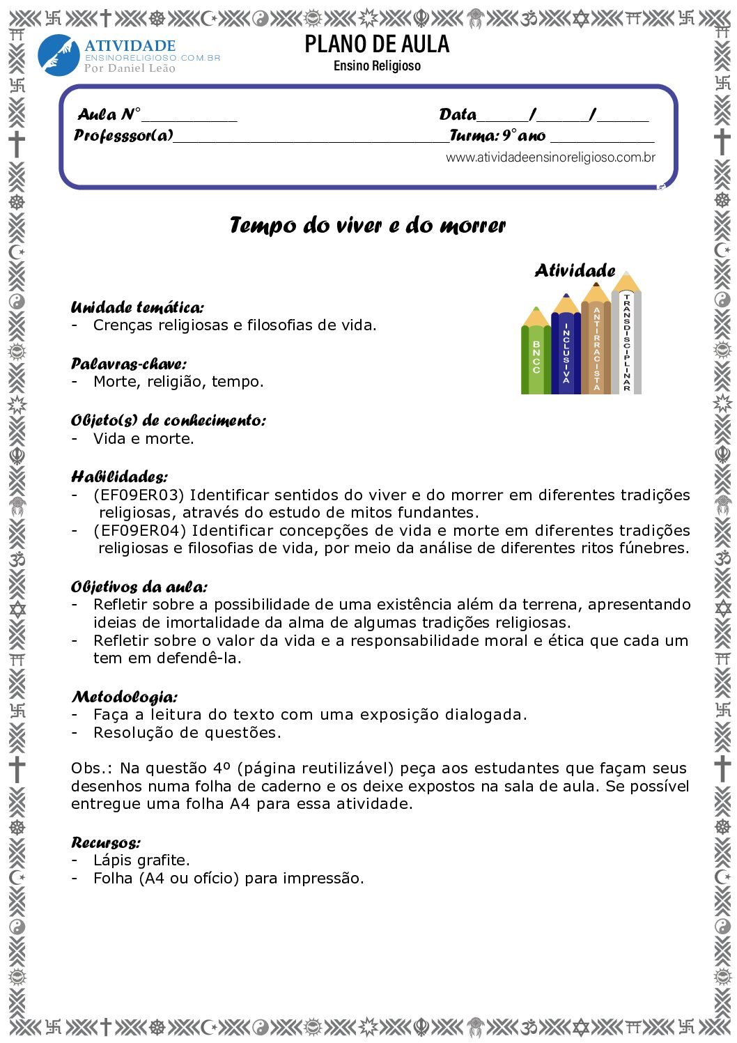 Tempo do viver e do morrer