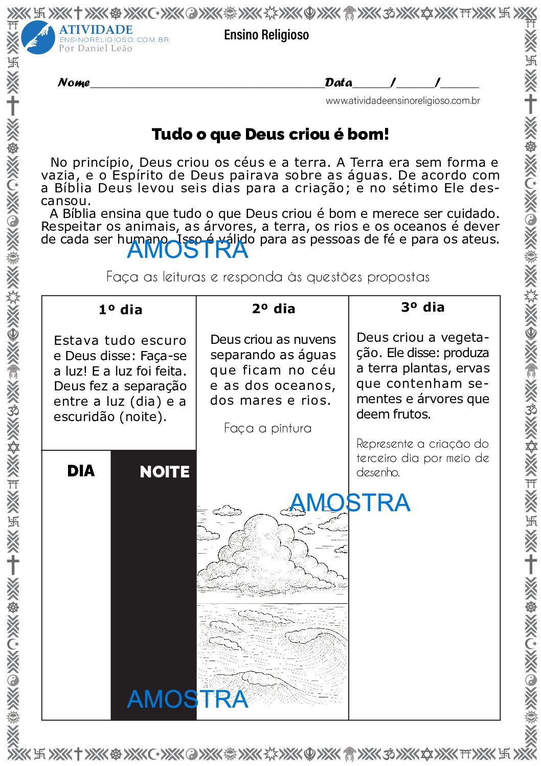 Tudo o que Deus criou é bom!
