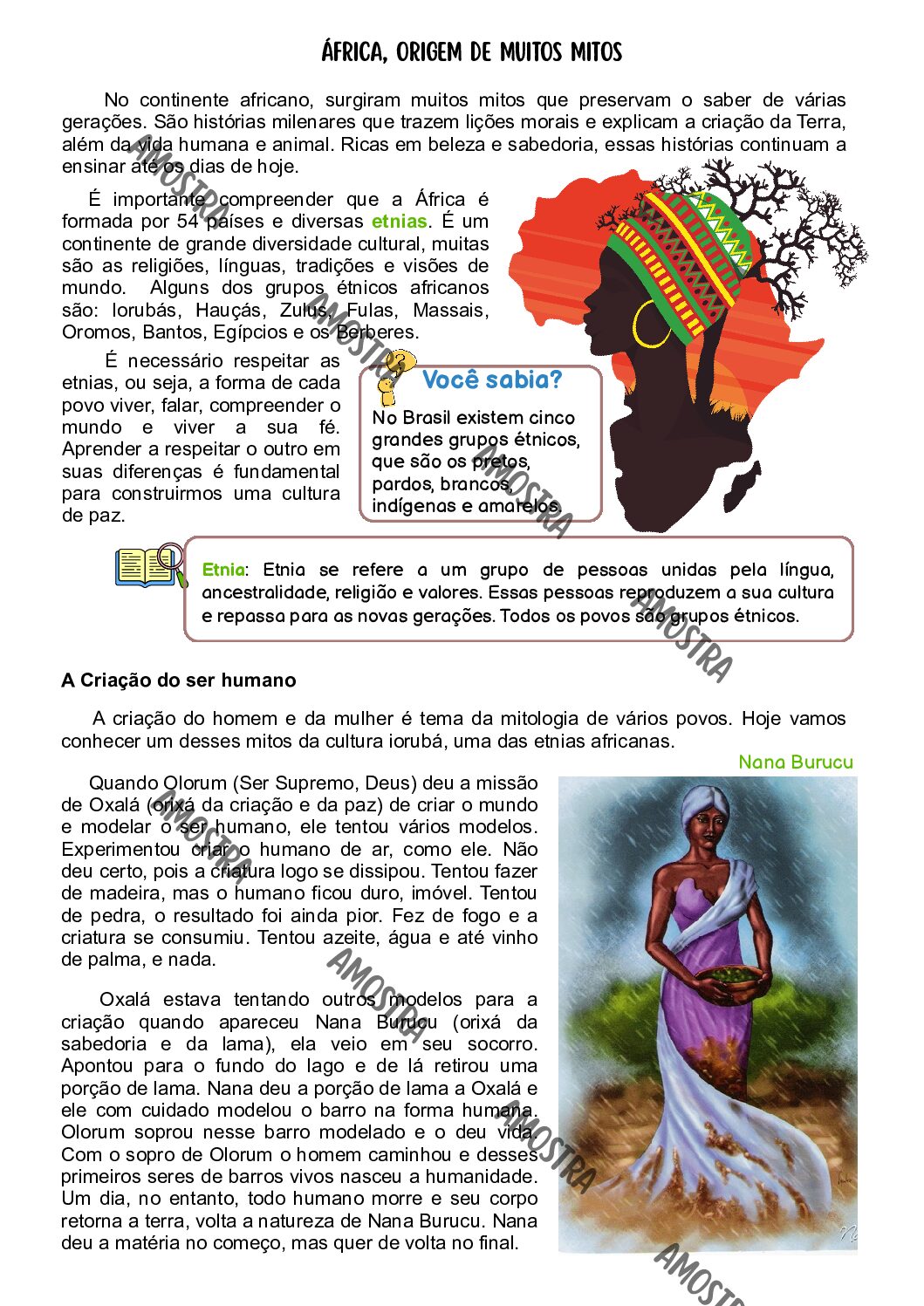 África, origem de muitos mitos