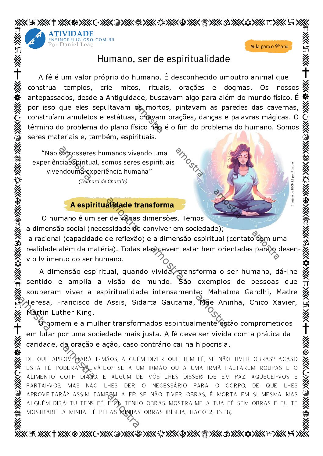 Humano, ser de espiritualidade (cópia)